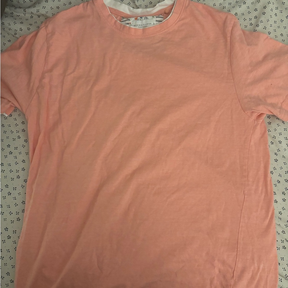 Denim & Flower Coral Short Sleeve Tee